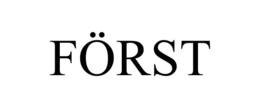 FÖRST trademark