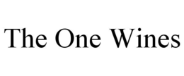 THE ONE WINES trademark