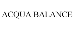ACQUA BALANCE trademark