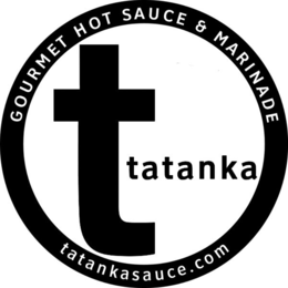 TATANKA GOURMET HOT SAUCE & MARINADE T TATANKASAUCE.COM trademark