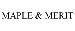 MAPLE & MERIT trademark