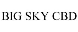 BIG SKY CBD trademark