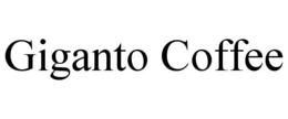 GIGANTO COFFEE trademark