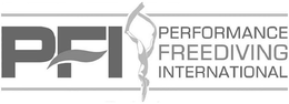 PFI PERFORMANCE FREEDIVING INTERNATIONAL trademark