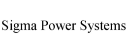SIGMA POWER SYSTEMS trademark