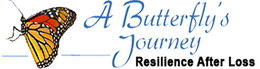 A BUTTERFLY'S JOURNEY RESILIENCE AFTER LOSS trademark