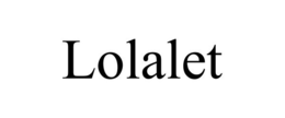 LOLALET trademark