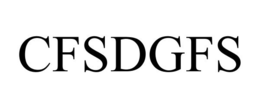 CFSDGFS trademark