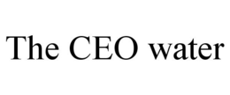 THE CEO WATER trademark