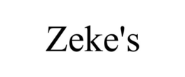 ZEKE'S trademark