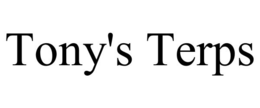 TONY'S TERPS trademark