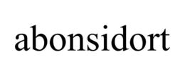 ABONSIDORT trademark