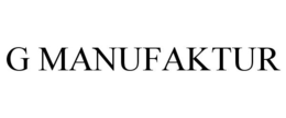 G MANUFAKTUR trademark