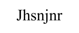 JHSNJNR trademark