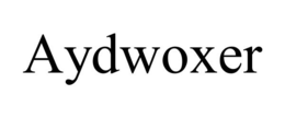 AYDWOXER trademark