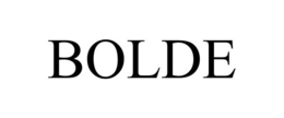 BOLDE trademark