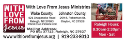 WITH LOVE FROM JESUS trademark