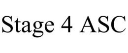 STAGE 4 ASC trademark