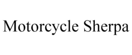 MOTORCYCLE SHERPA trademark