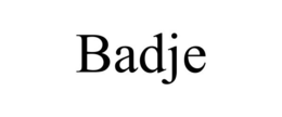BADJE trademark
