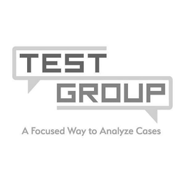 TEST GROUP A FOCUSED WAY TO ANALYZE CASES trademark