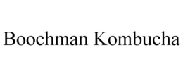 BOOCHMAN KOMBUCHA trademark
