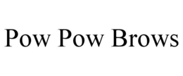 POW POW BROWS trademark