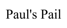 PAUL'S PAIL trademark