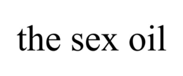 THE SEX OIL trademark