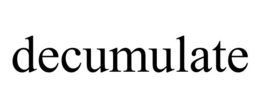 DECUMULATE trademark