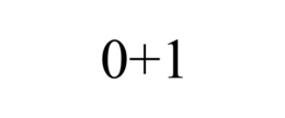 0+1 trademark
