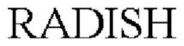 RADISH trademark