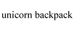 UNICORN BACKPACK trademark