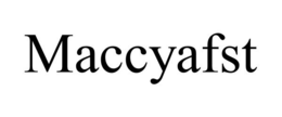 MACCYAFST trademark