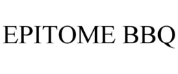 EPITOME BBQ trademark