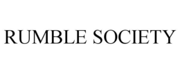 RUMBLE SOCIETY trademark