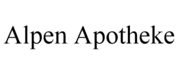 ALPEN APOTHEKE trademark