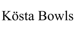 KÖSTA BOWLS trademark