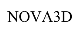 NOVA3D trademark