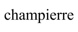 CHAMPIERRE trademark