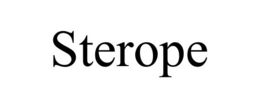 STEROPE trademark