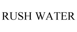 RUSH WATER trademark