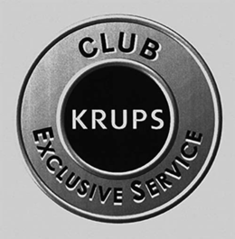CLUB KRUPS EXCLUSIVE SERVICE trademark