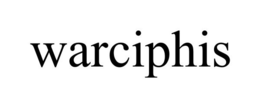 WARCIPHIS trademark