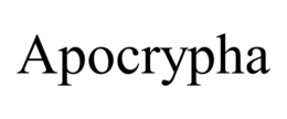APOCRYPHA trademark