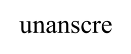 UNANSCRE trademark
