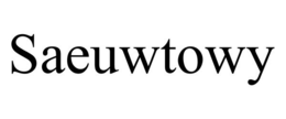 SAEUWTOWY trademark