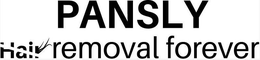 PANLSY HAIR REMOVAL FOREVER trademark