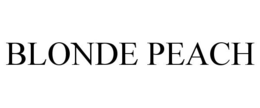 BLONDE PEACH trademark