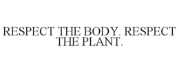 RESPECT THE BODY. RESPECT THE PLANT. trademark